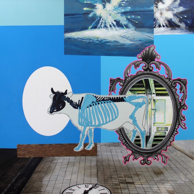 "Da steht ein Pferd auf dem Flur."