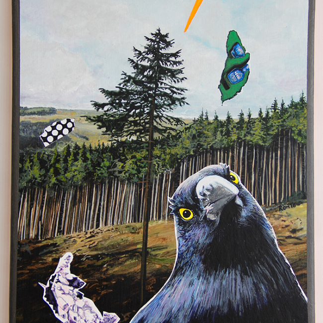 "Maitre corbeau sur son arbre perché"