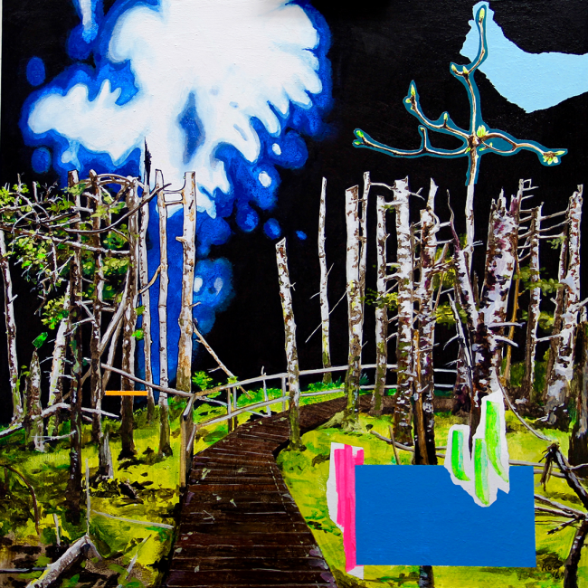 "A cet endroit précis"