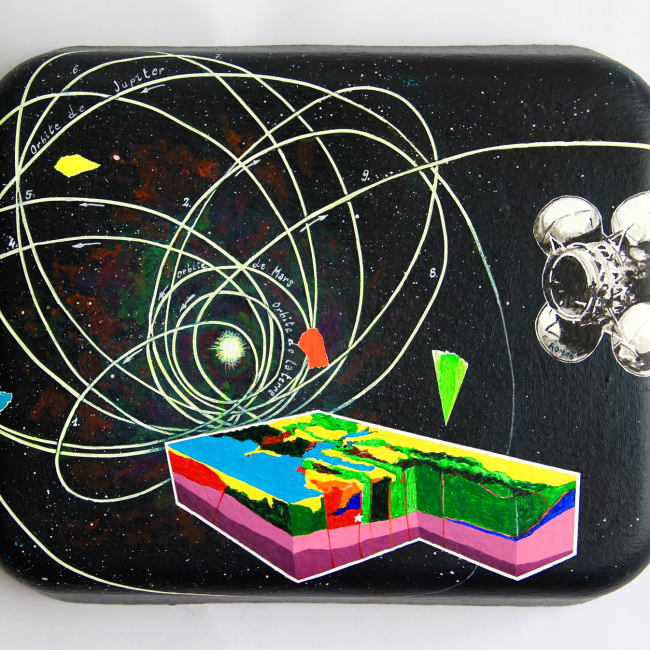 "Une chanson presque inaudible passe à la radio"